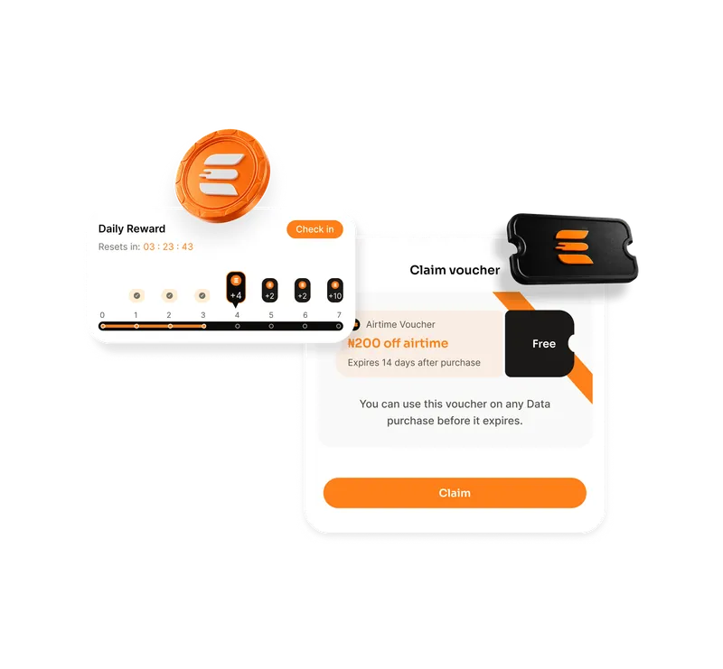 EndowPay rewards and voucher screen