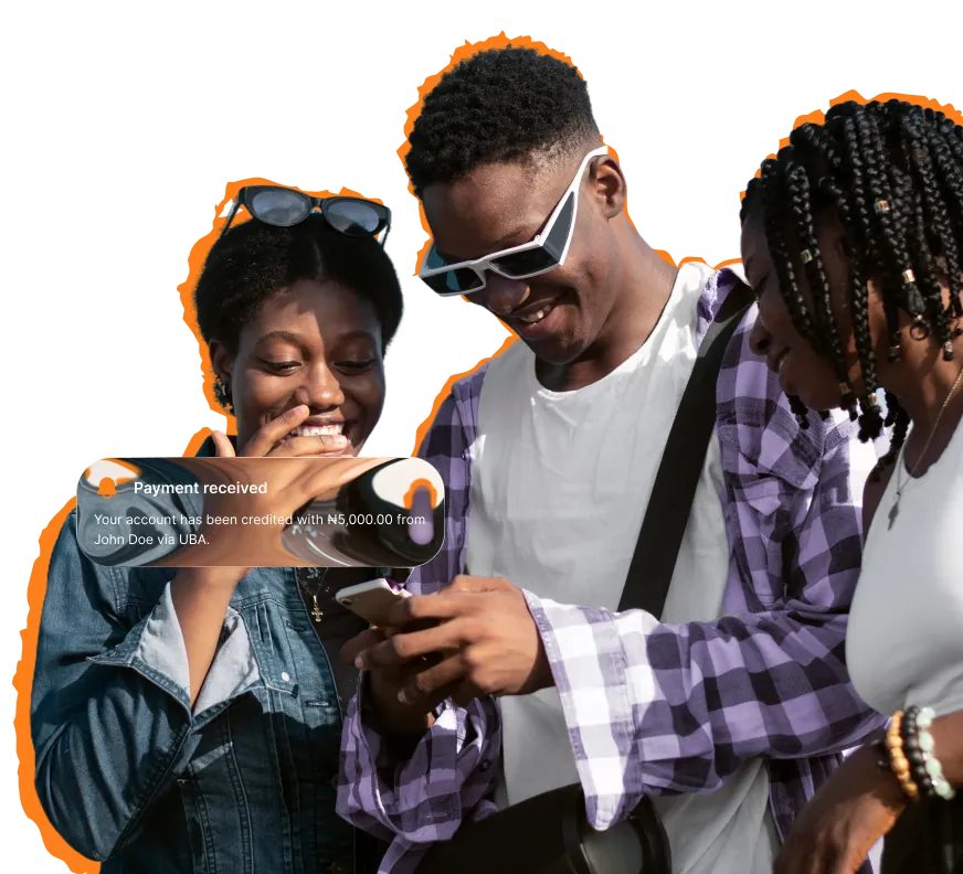Friends using EndowPay on a phone